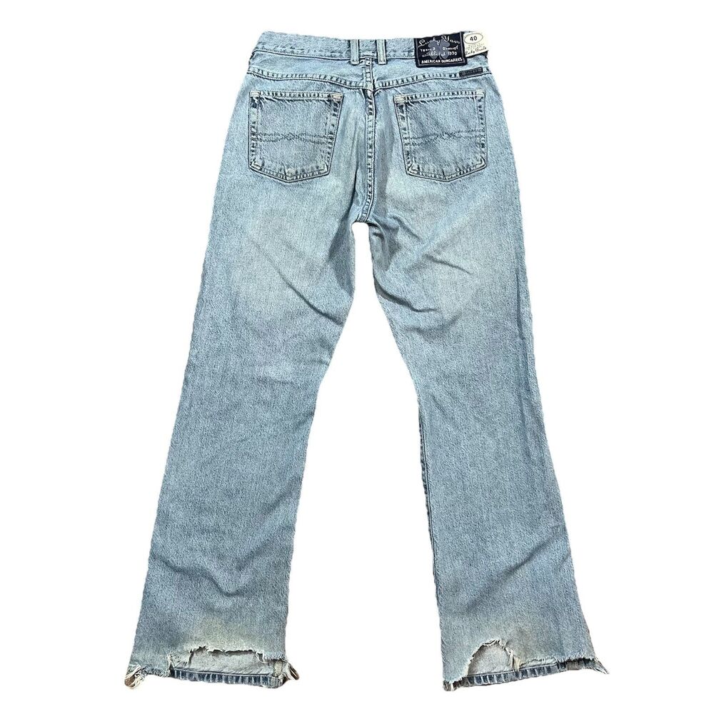 Lucky Brand Dungarees Jeans 28x30 USA Made Light Wash Flare
